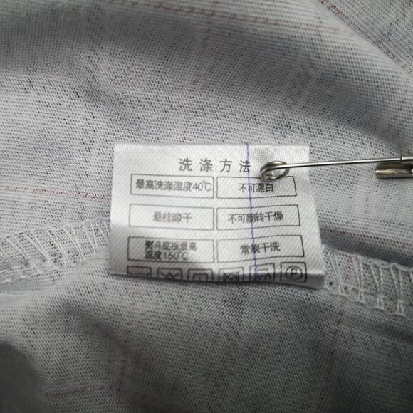 2 / $30.00 - NWOT Sergio Louis Men's Navy White & Red Square Pattern Polo Shirt - Picture 5 of 8